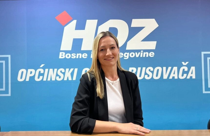 RASIPANJE GLASOVA Ivana Smoljo kandidat HDZ-a BiH za načelnika Busovače